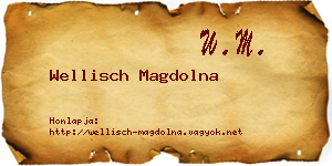 Wellisch Magdolna névjegykártya